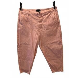 ASOS Design Women's Pink Chino Pants Size 36x30 Casual Straight Leg Trousers